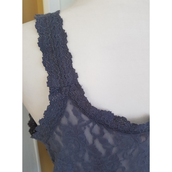 Vintage Hanky Panky Gray Lace Camisole - Picture 11 of 16